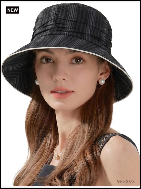 Quick Dry Wide Brim Bucket Hat with UV Protection, Packable for Travel main image 4
